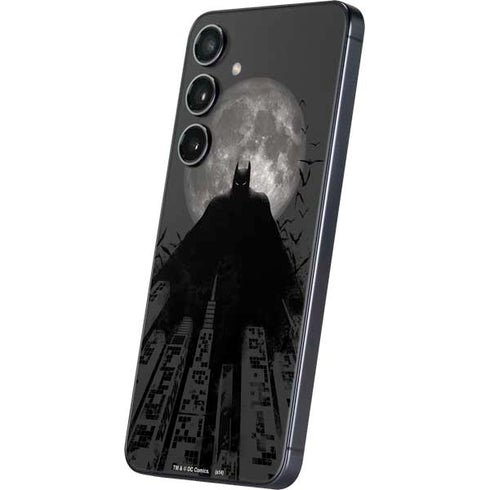 DC Comics Batman On City with Moon Art Galaxy S25 Skin